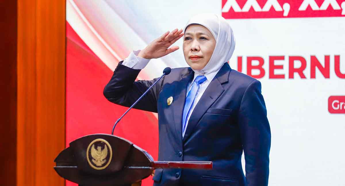 Gubernur Jawa Timur, Khofifah Indar Parawansa.