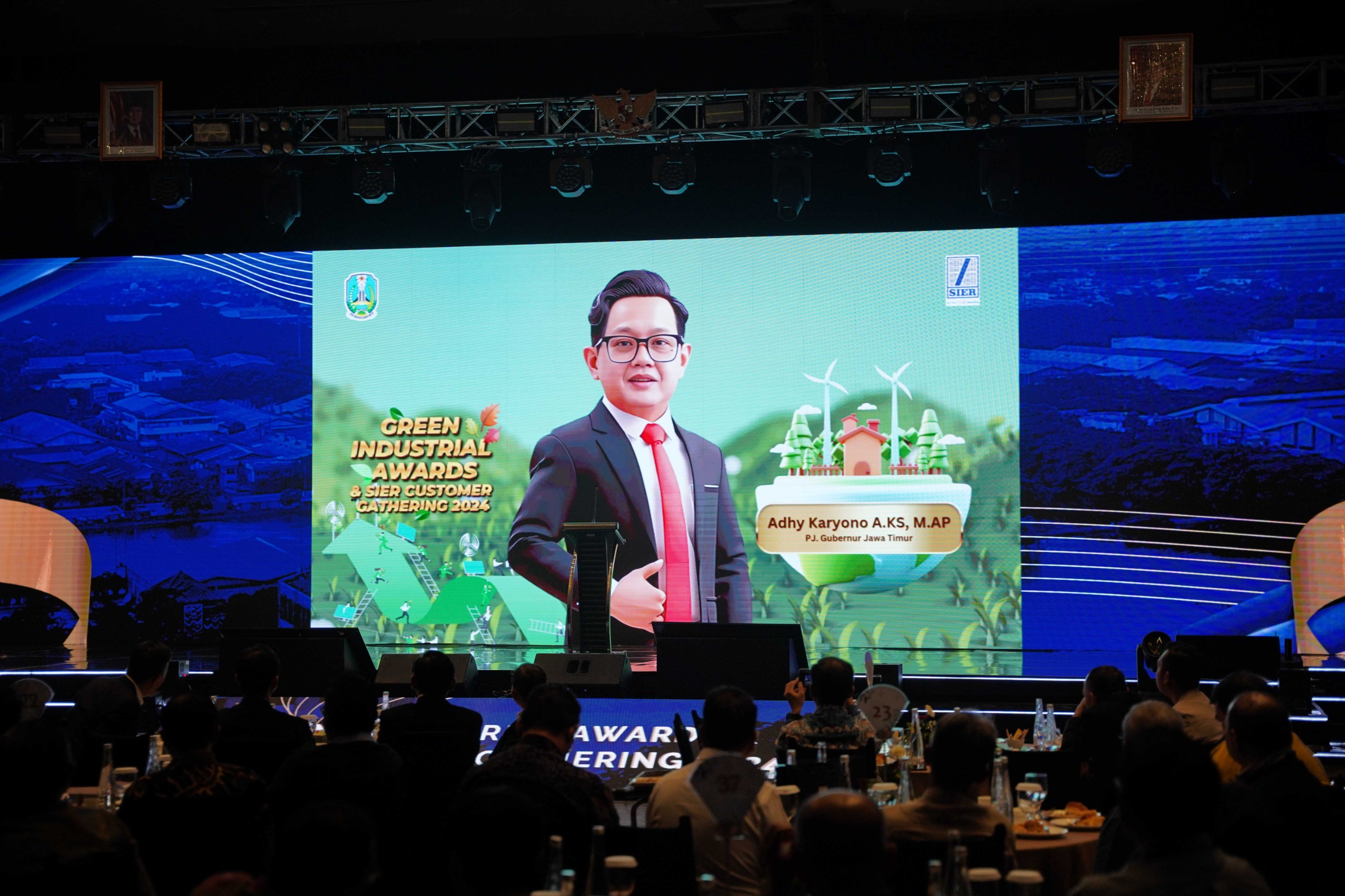 Beri Sambutan Pakai AI, Pj Gubernur Jatim Apresiasi Green Industrial Awards 2024