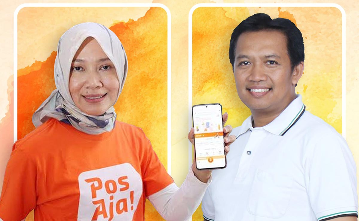Siti Choiriana dan Arief Rahman, dua calon Ketua Umum Ikatan Alumni SMAN 1 Magetan.