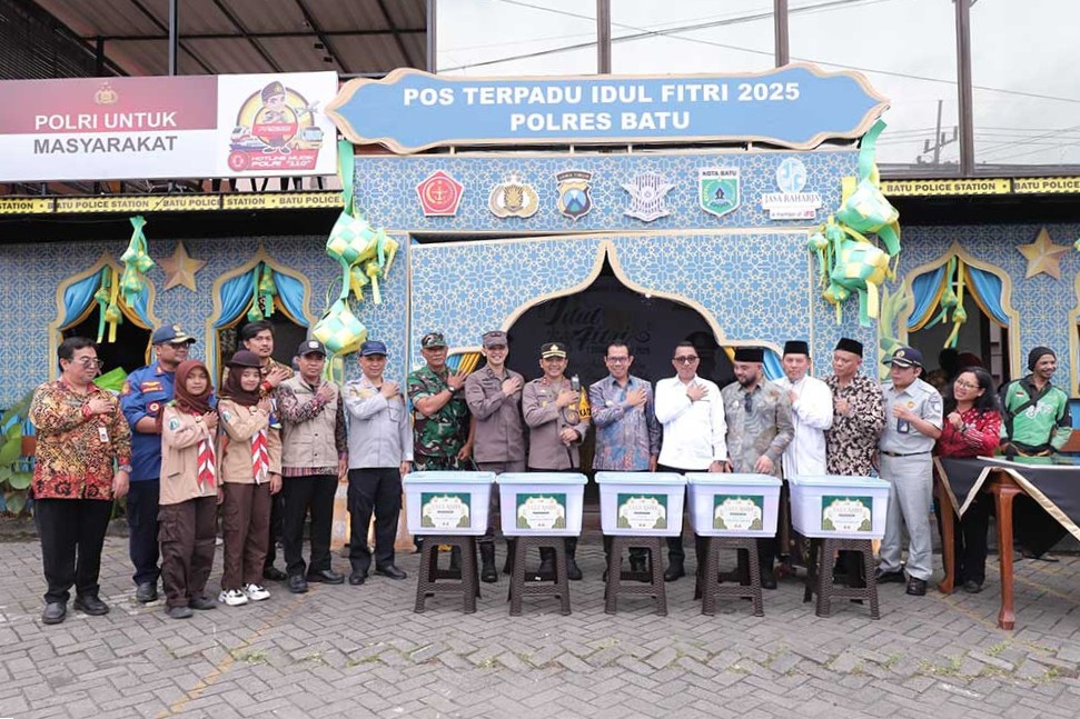 Peresmian Batu Police Station oleh Kapolda Jatim di Jl. Diponegoro, Kota Batu. (Ist)