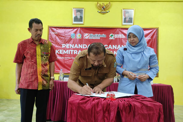 Teken MoU DUDI, sekolah berharap siapkan SDM siap kerja. 