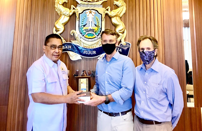 Kadin Jatim saat menerima Kunjungan Kerja Gabungan Kedubes AS, Konjen AS di Surabaya, serta perwakilan dari U.S. Trade and Development Agency.