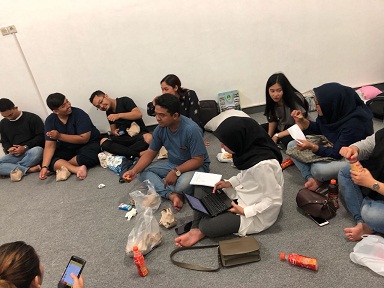 Aktifitas rutin komunitas Omah Jaman Now.  foto : ist