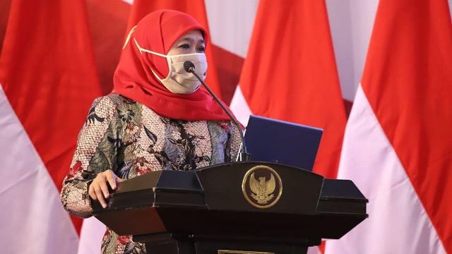 Gubernur Jawa Timur Khofifah Indar Parawansa.