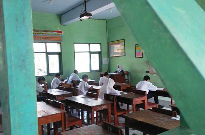 Ujian Nasional LPKA Blitar masih konvensional. foto: Akina Nur Alana/ BANGSAONLINE