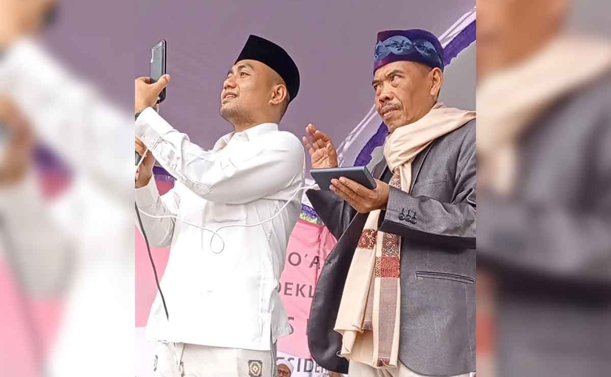 Jarnas Madura Video Call Anies Baswedan saat Deklarasi Dukungan Bersama Ulama