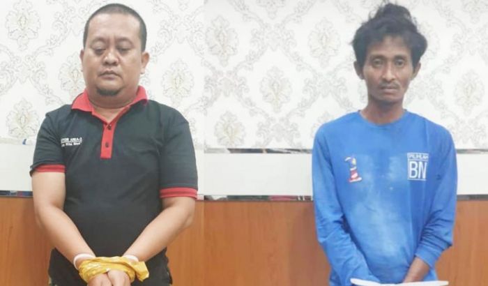 Dua tersangka pembunuhan mertua Sekda Lamongan yang segera disidangkan.