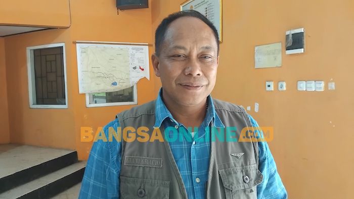 Sunardi, Ketua Kegiatan Labuhan Sarangan. Foto: Hendro Suhartono/BANGSAONLINE