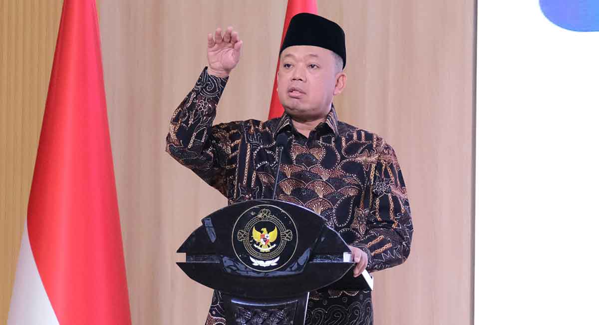 Menteri ATR/BPN saat memberi sambutan.