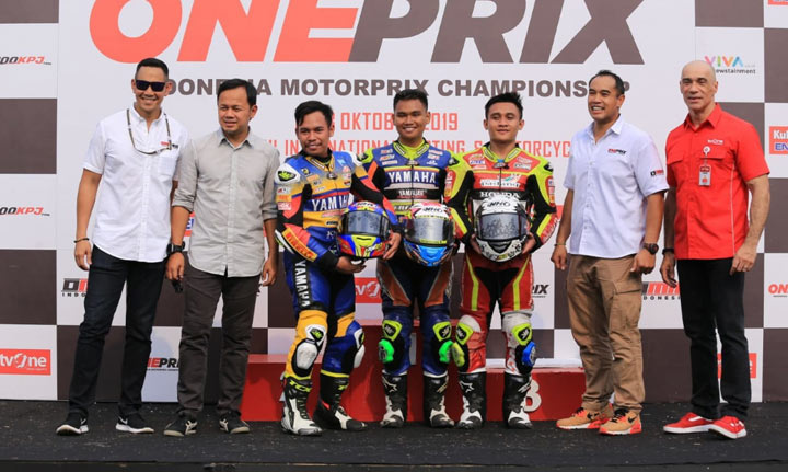 Para pemenang Oneprix IMC 2019 putaran IV, Oktober lalu. foto: ist