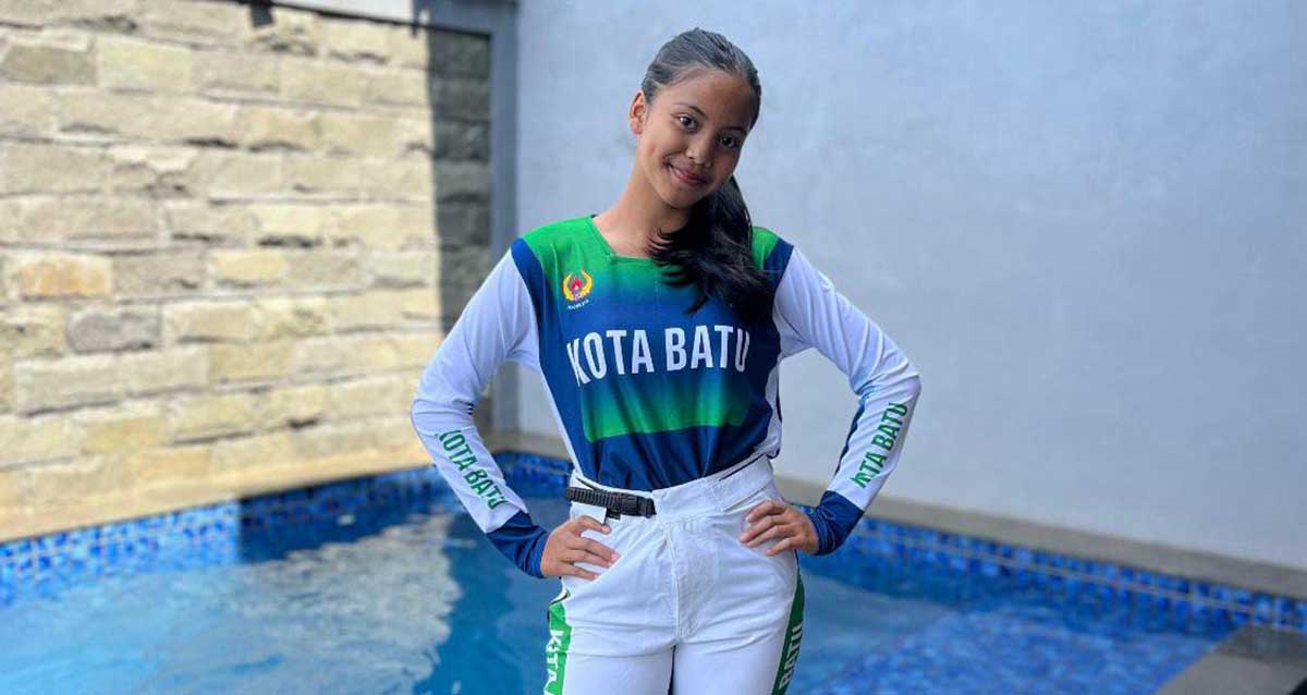 Syafira El Zahra (14), atlet bersepeda dari Kota Agropolitan, sekaligus siswi SMPN 02 Kota Batu.