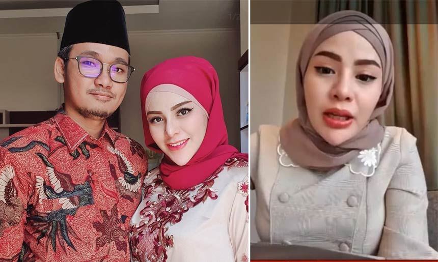 Ayu Khoirunita saat menjadi pembicara di webinar Match Times Indonesia HUT ke-5 (foto kanan). Serta saat bersama suaminya, Bupati Bangkalan Abdul Latif Amin Imron.