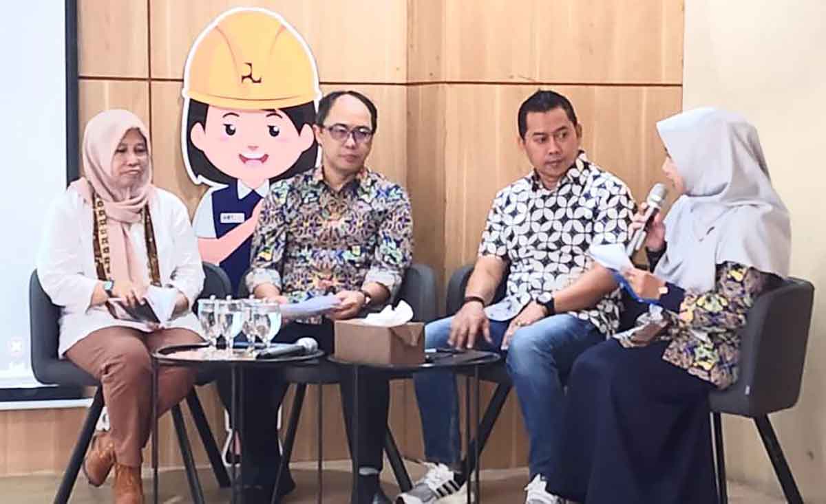 Direktur Utama Perumda Air Minum Tugu Tirta Kota Malang, Priyo Sudibyo, saat menjadi narasumber BTAM Water Forum 2025.