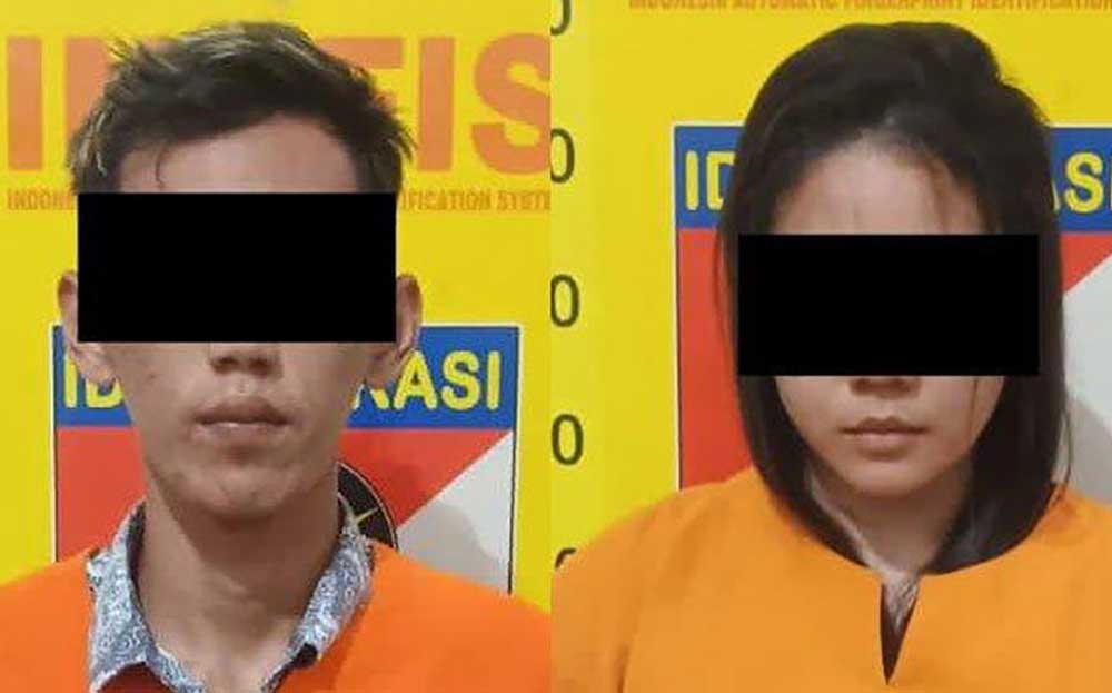 FI (27) dan PN (24), pasangan suami istri (pasutri) asal malang, tersangka pornografi akibat melakukan live streaming adegan seksual.