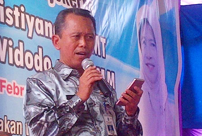 Maryono, Kacabdin Wilayah Kerja Mojokerto.