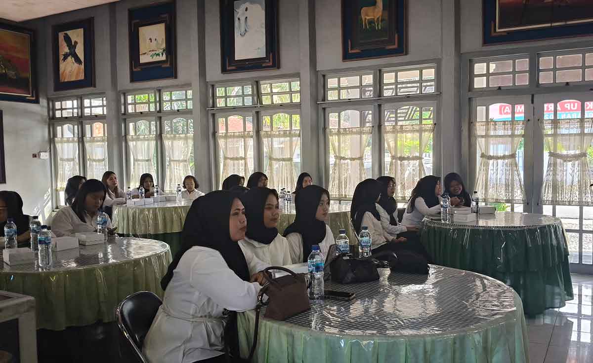 Para peserta program Sang Kapten atau akronim dari Sertifikasi Angkatan Kerja Kompeten yang digagas Disnaker Kabupaten Blitar.