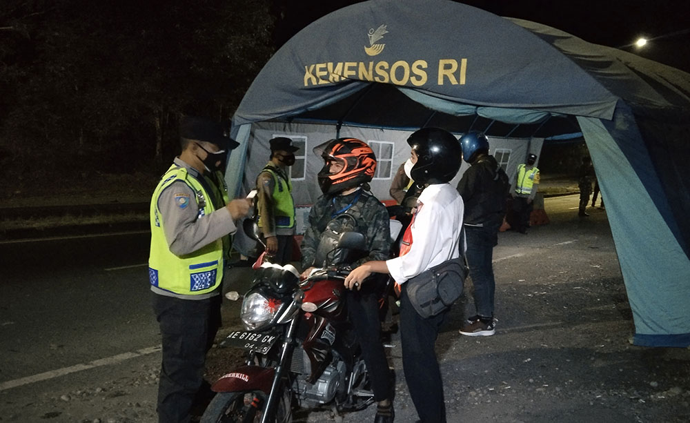 Antisipasi Mobilitas Pesilat di Malam Satu Suro, Perbatasan Kabupaten Madiun Dijaga Ketat