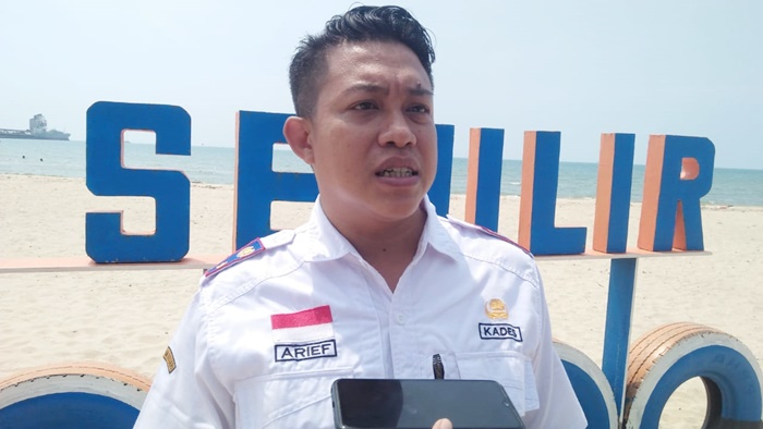 Kepala Desa Socorejo, Zubas Arief Rahman Hakim saat di lokasi, Jumat (01/04/2022).