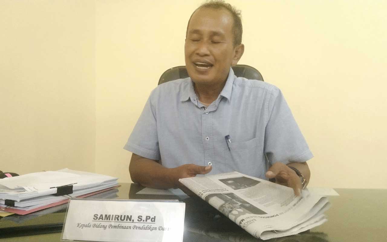 Samirun, Kabid Pembinaan Pendidikan Dasar Dinas Pendidikan Ngawi saat di konfirmasi awak media, Jumat (1/12/2023).