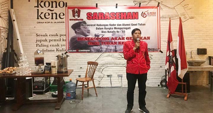 Ketua GMNI Jatim, Nabrisi Rohid.