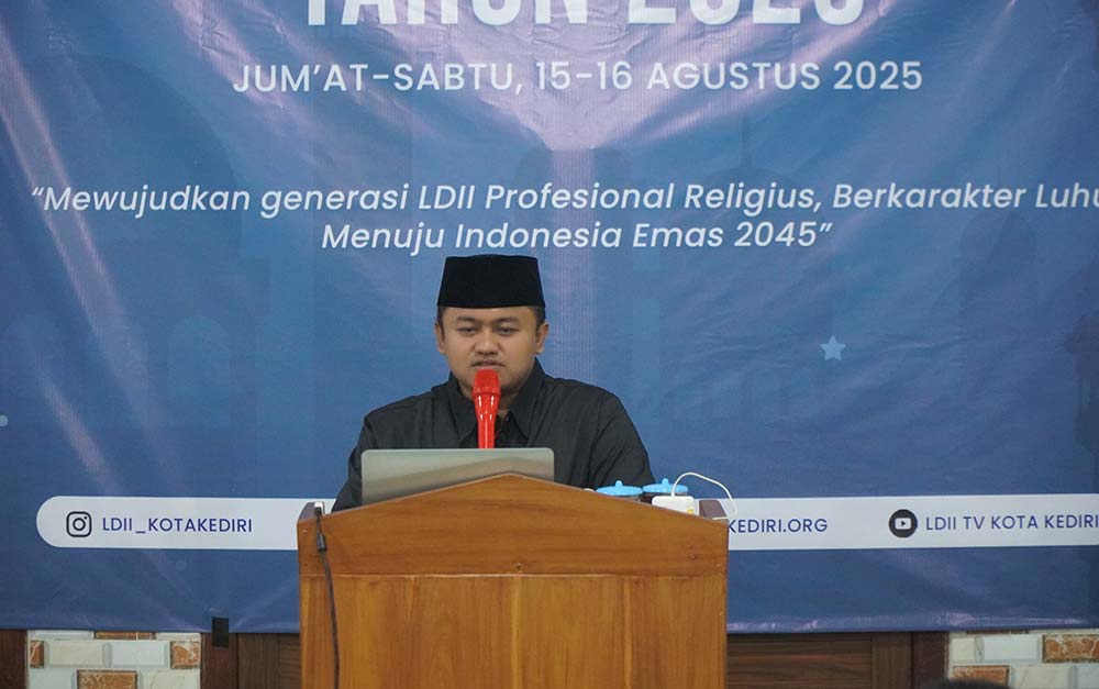 Asyhari Eko Prayitno, Ketua Pemuda LDII Kota Kediri. 