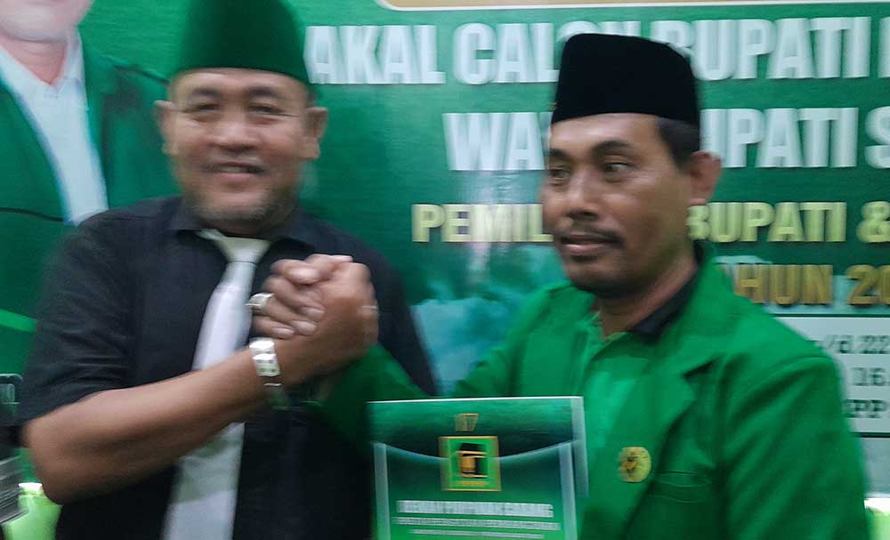 Puluhan Nelayan Panarukan Antar Supriyono Daftar Bacalon Bupati Situbondo Lewat PPP