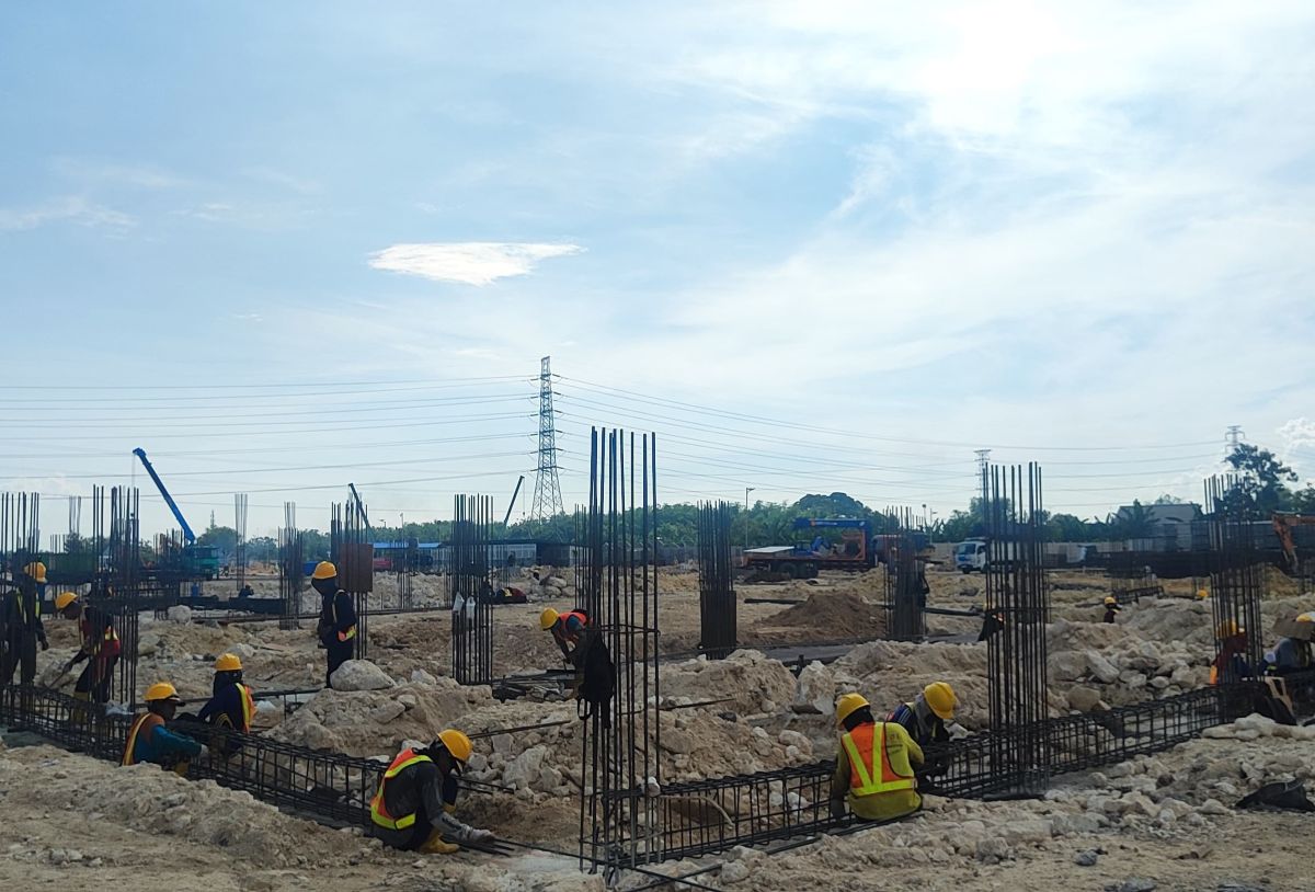  Progres pembangunan gedung Sekolah Rakyat (SR) di Kabupaten Tuban