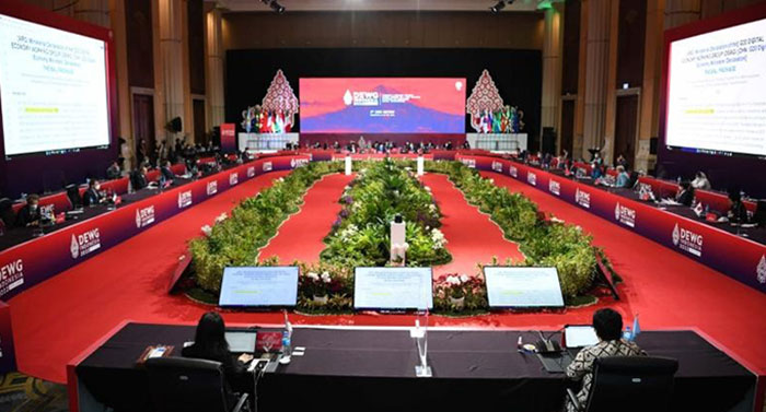 Suasana sidang kedua Digital Economy Working Group atau DEWG G20.