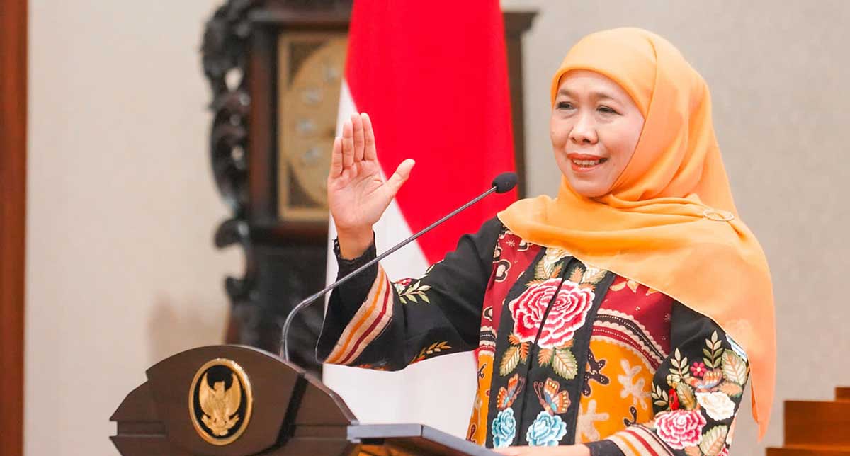 Gubernur Jawa Timur, Khofifah Indar Parawansa.