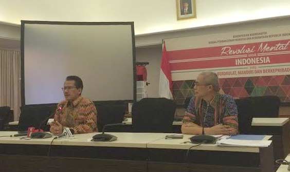 Konferensi pers mengenai hukuman kebiri di Kantor Kemenko PMK. foto: merdeka.com