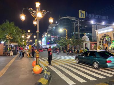 Patroli di Jl. Pahlawan Kota Madiun