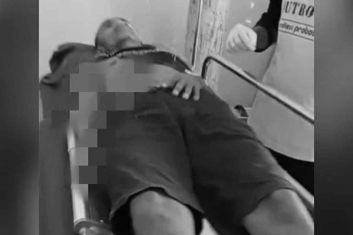 Potongan video korban saat berada di RSU Ketapang Sampang. Foto : Mutammim/BANGSAONLINE.com