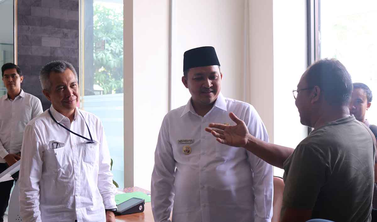 Bupati saat Kunker atau kunjungan kerja ke Kantah Kabupaten Pasuruan.