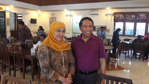 Gubernur Jawa Timur, Khofifah Indar Parawansa dan Menpora Zainudin Amali.