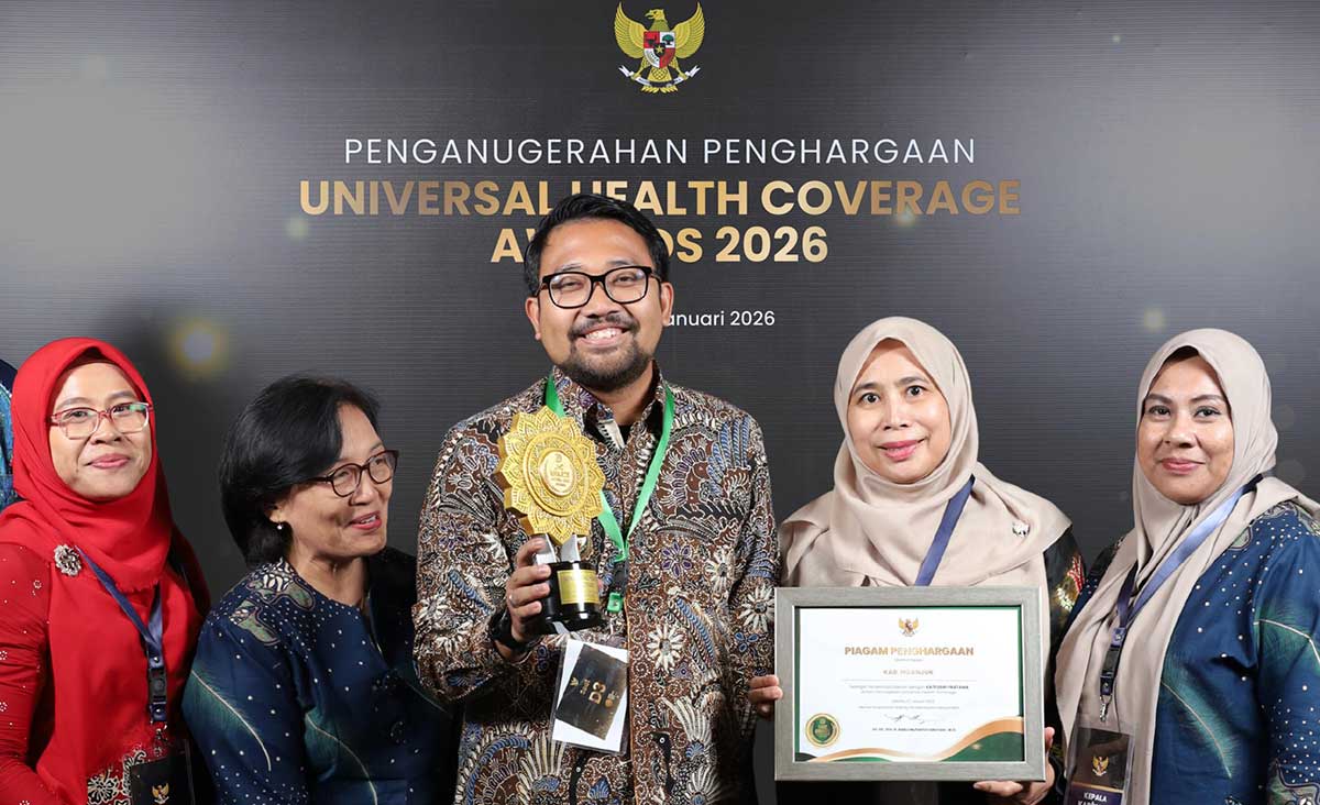 UHC Awards 2026 yang diterima Pemkab Nganjuk.