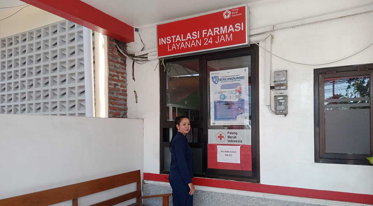 Instalasi Farmasi 24 jam yang dihadirkan PMI Kota Probolinggo untuk masyarakat.