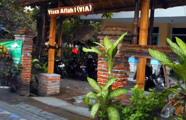 Pintu masuk Kampoeng Sinaoe. foto: rizky alvian/ BANGSAONLINE