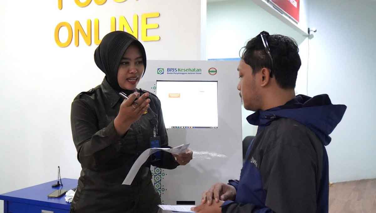 Pelayanan dari petugas BPJS Kesehatan.