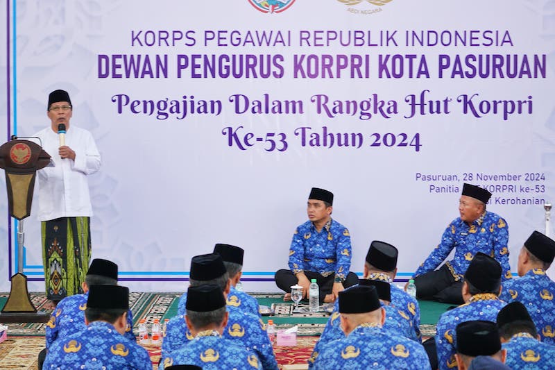 Jelang HUT Korpri ke-53, Pemkot Pasuruan Gelar Pengajian