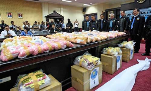1,4 juta pil ekstasi yang diamankan BNN milik Freddy Budiman pada 2012.