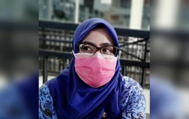 Dewi Vironica, Juru Bicara Ketua Satgas Penanganan dan Percepatan Covid-19 Kabupaten Probolinggo.