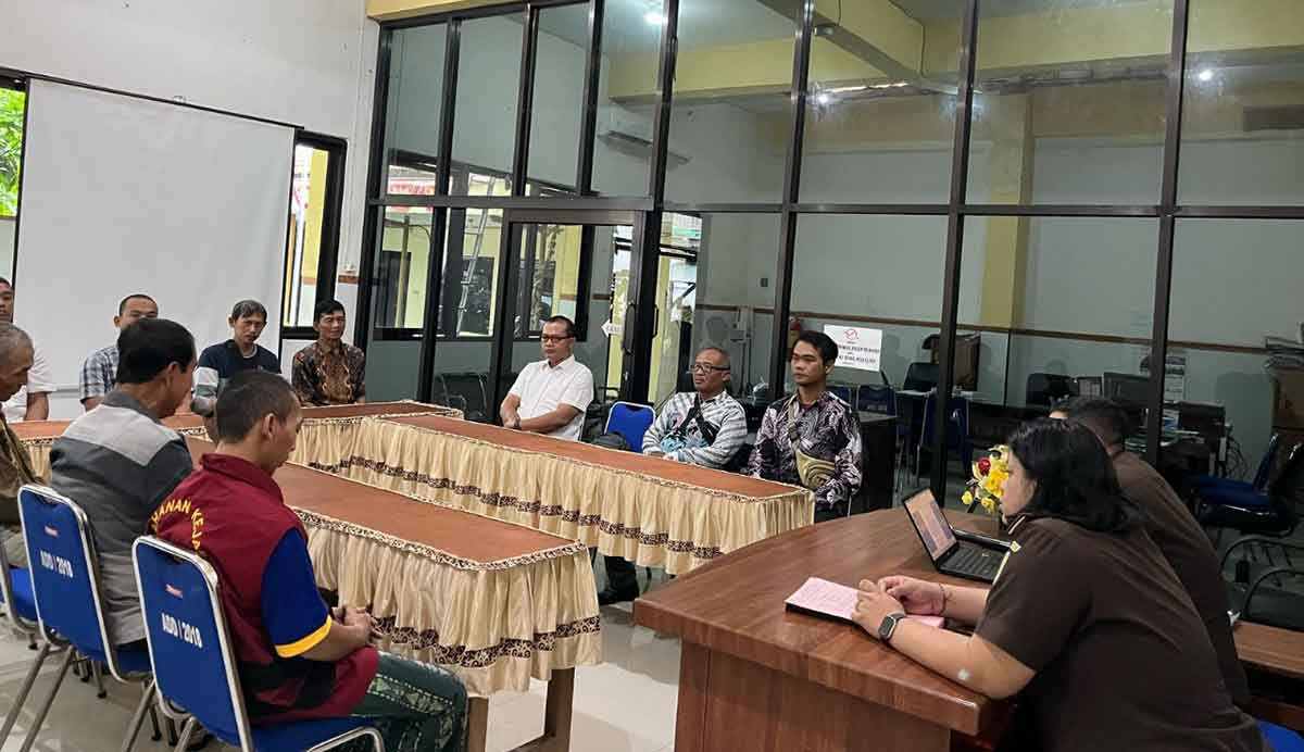 Pelaksanaan restorative justice yang dilakukan Kejari Kabupaten Kediri. Foto: Ist