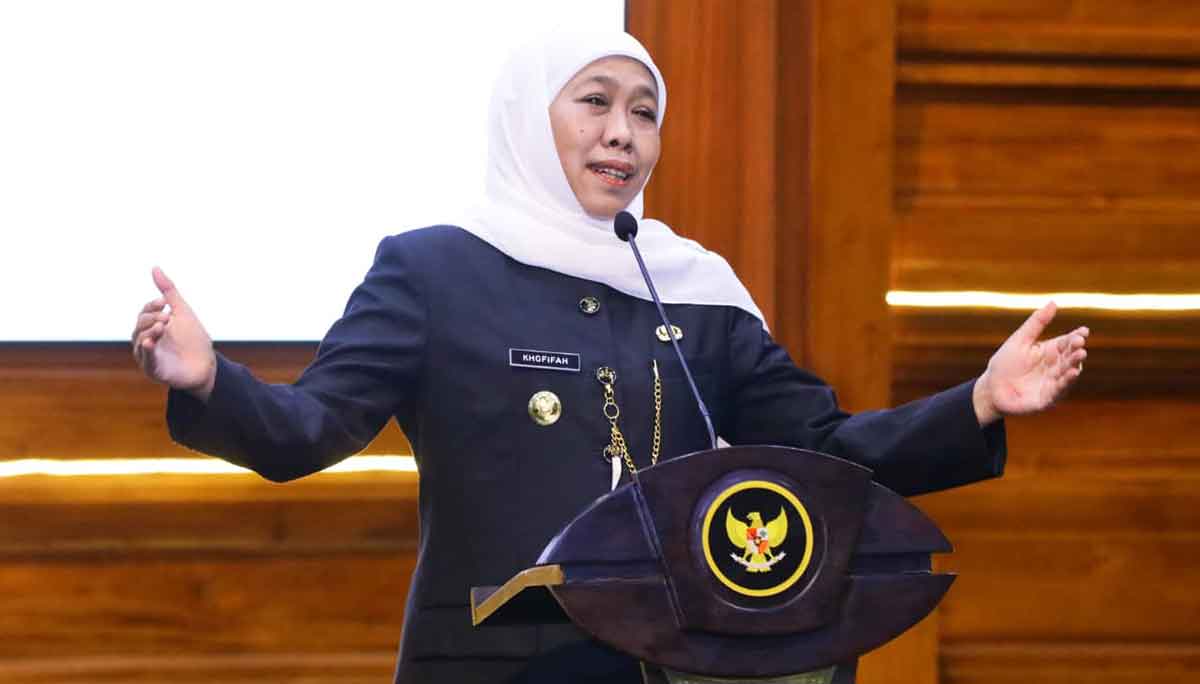Gubernur Jawa Timur, Khofifah Indar Parawansa.