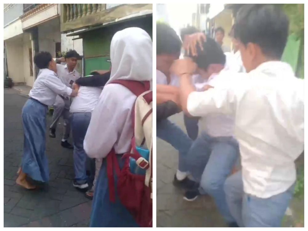 Tangkapan layar dugaan perundungan terhadap siswa berkebutuhan khusus