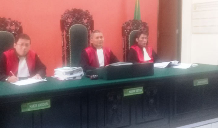 Hakim yang menyidangkan kasus tudingan pencurian listrik.