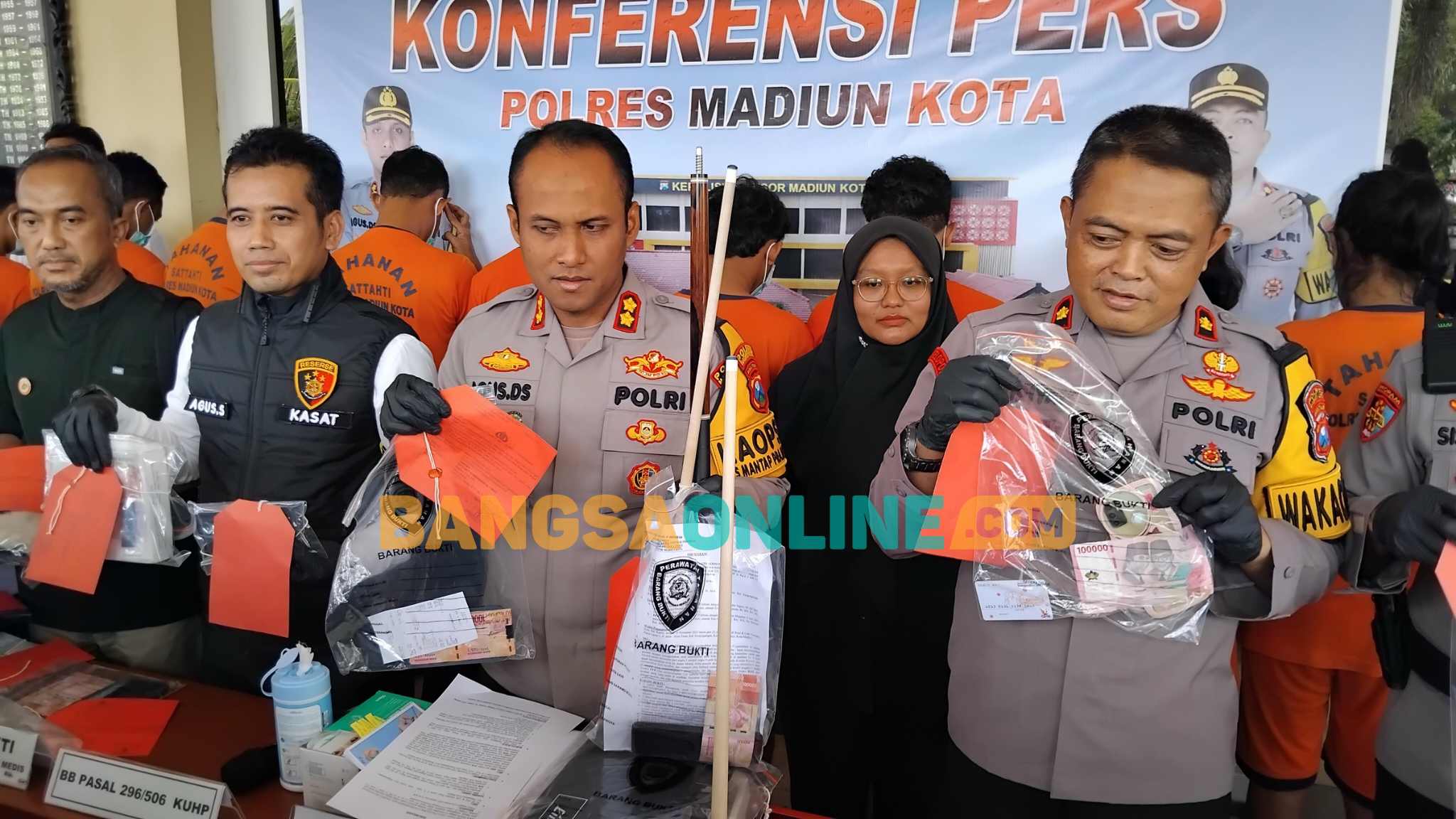 Polres Madiun Kota Ungkap Kasus Judi Online di Media Sosial