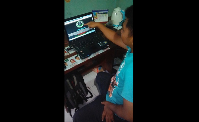 Gambar tampilan Website PA (pengadilan agama) yang Dihacker.