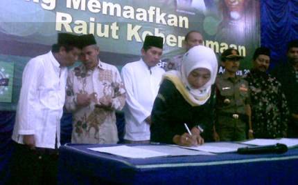 PCNU Batu mendeklarasikan Islam Rahmatan Lil’alamin dan melawan gerakan radikal. Foto: malangtimes.com 