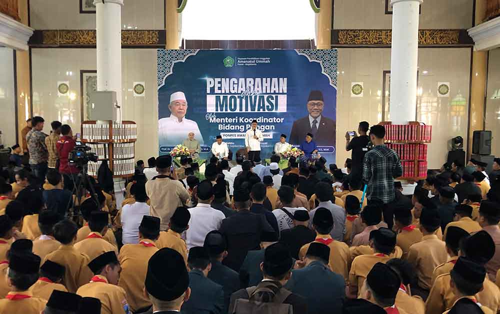 Menko Pangan Motivasi Ribuan Santri Ponpes Amanatul Ummah Mojokerto