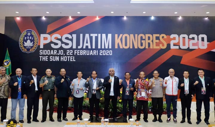 Suasana Kongres PSSI Jatim.